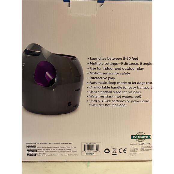 PetSafe Automatic Ball Launcher Hands Free Interactive Tennis Ball Fetch System - Picture 4 of 4